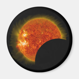 Imã Eclipse Solar em Andamento