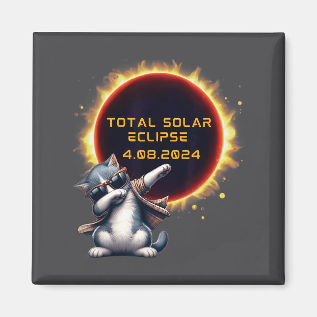 Imã Eclipse Solar Fofo Eclipse Solar Total (Frente)
