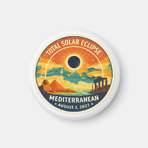 Imã Eclipse solar mediterrâneo de 2027
