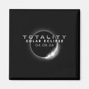 Imã Eclipse Solar Total 04. 08. 2024 Totalidade 1