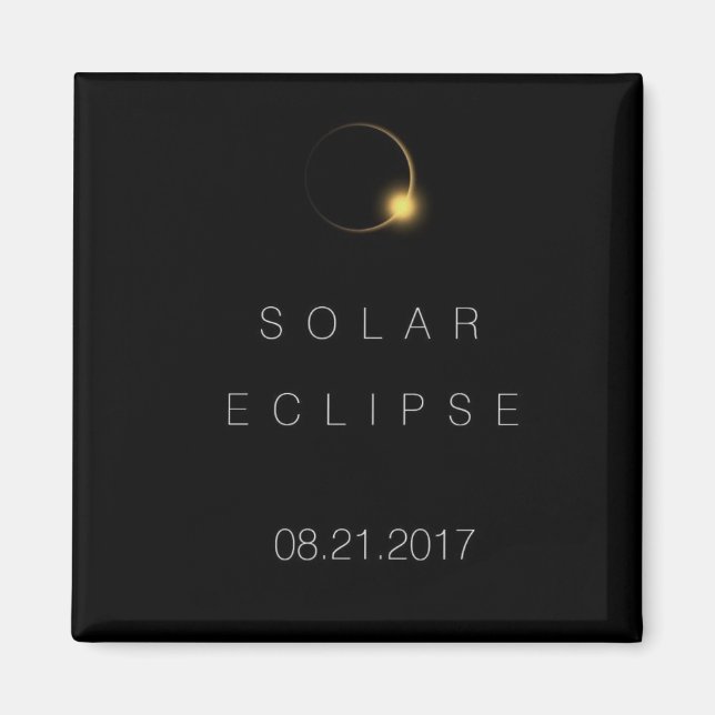 Imã Eclipse Solar Total 2017 (Frente)