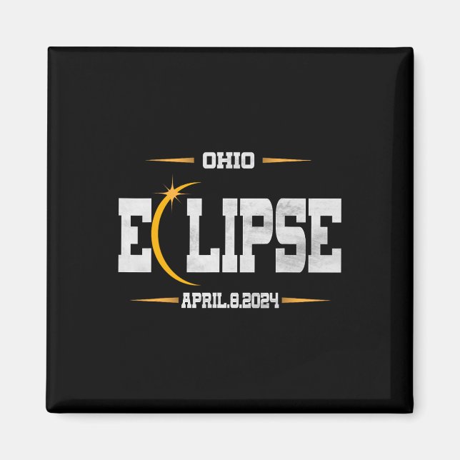 Imã Eclipse Solar Total 2024 (Frente)