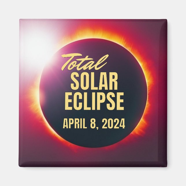 Imã Eclipse Solar Total 2024 (Frente)