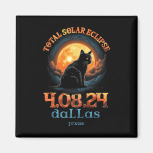 Imã Eclipse Solar Total 2024 Dallas Texas