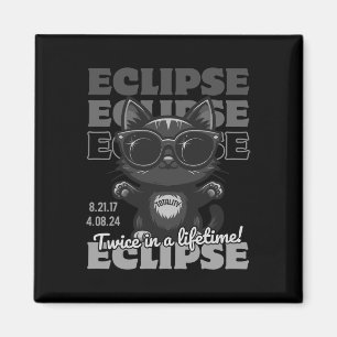 Imã Eclipse Solar Total 2024 Duas Vezes Num Total De V