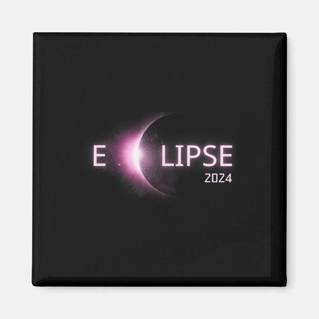 Imã Eclipse Solar Total 2024 Eclipse Solar Total 4. (Frente)