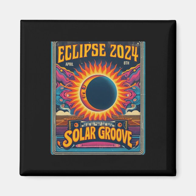 Imã Eclipse Solar Total 8 de abril de 2024 Norte (Frente)