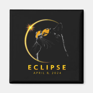 Imã Eclipse Solar Total abril 2024 Totalidade Funny C