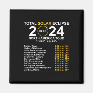 Imã Eclipse Solar Total Abril 8 Caminho Do Eclipse