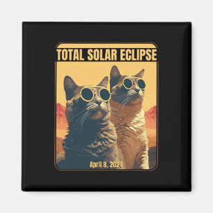 Imã Eclipse Solar Total Abril 8 Gatos Eclipse