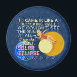Imã Eclipse Solar Total agosto 21 2017 Funny Americana<br><div class="desc">Em 21 de agosto de 2017, um eclipse solar total será visível em grande parte dos Estados Unidos. Está sendo chamado de Eclipse Solar Excelente Americano. Se você está planejando comemorar este evento excitante, esta design humorística é perfeita para você. O texto de paródia irônico mimetiza a letra da música...</div>