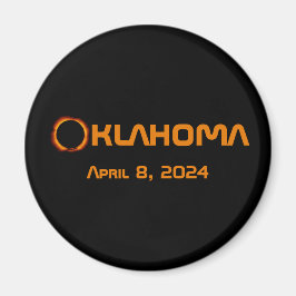 Imã Eclipse Solar Total de 2024 de Oklahoma