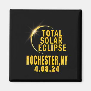 Imã Eclipse Solar Total de Rochester Ny Solar 2024