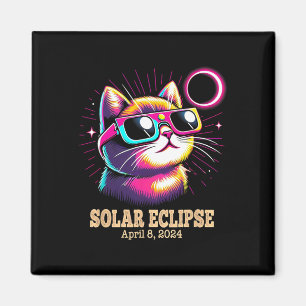 Imã Eclipse Solar Total do Gato 8 de abril