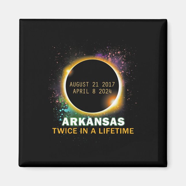 Imã Eclipse Solar Total Duas Vezes Na Vida 2024 (Frente)