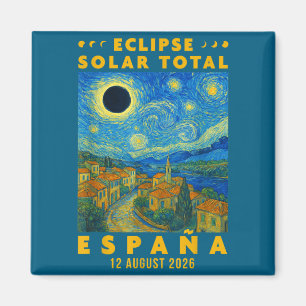 Imã Eclipse Solar Total Espanha 2026