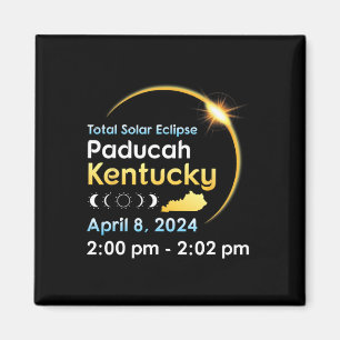 Imã Eclipse Solar Total No Páducah Kentucky No Dia 0 D