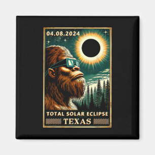 Imã Eclipse Solar Total Texas 2024 Gle Eclipse Bigfoot