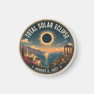 Imã Eclipse Total do Sol 2027 