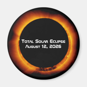 Imã Eclipse Total do Sol de 2026