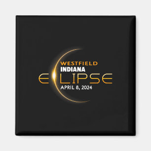 Imã Eclipse Total do Sol em Westfield Indiana 2024
