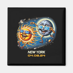 Imã Eclipse Total do Sol Humor Nova York Ny
