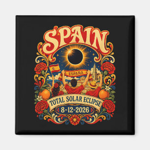 Imã Eclipse Total do Sol na Espanha 2026 12 de Agosto