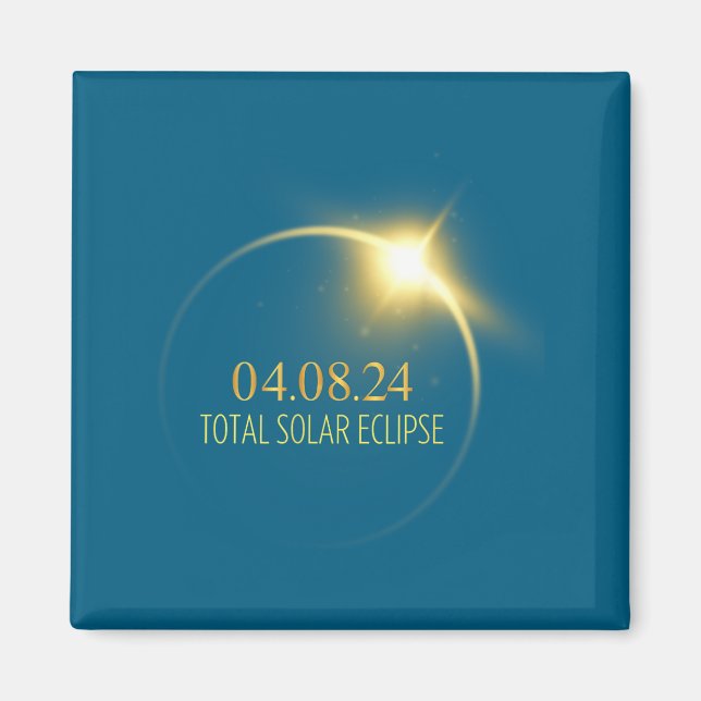 Imã Eclipse Total Solar América 2024 4.08.24 Acesso (Frente)