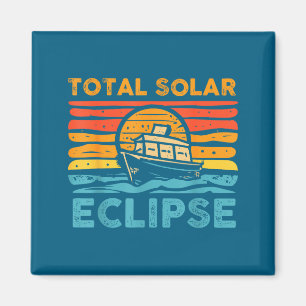 Imã Eclipse Total Solar Fofo Retro Eclipse
