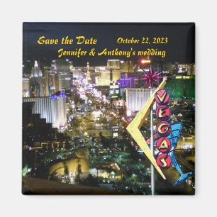 Imã Economias de Las Vegas o sinal de néon do vintage