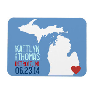 Ímã Economias de Michigan a data - cidade customizáve