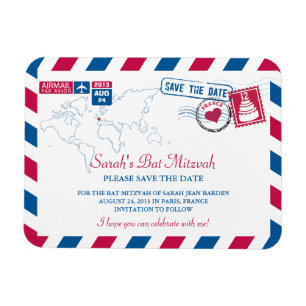 Ímã Economias de Mitzvah do bastão do correio aéreo 