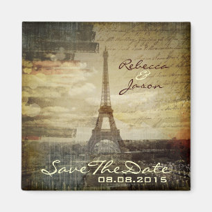 Imã economias do casamento da torre Eiffel de Paris do