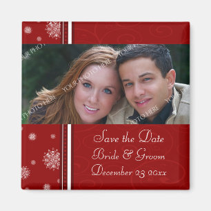 Imã Economias do casamento do Natal o ímã da foto da