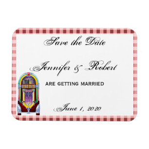 Ímã economias do jukebox do vintage dos anos 50 a data