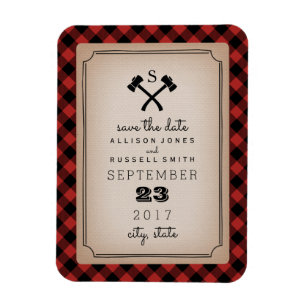 Ímã Economias do machado do monograma da xadrez do