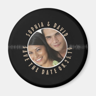 Imã ECONOMIAS retros da FOTO do casamento do registro