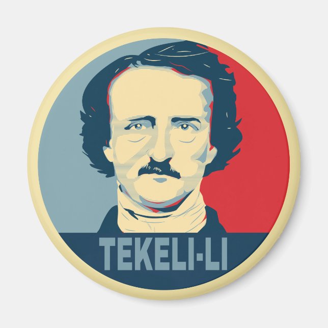 Imã Edgar Allan Poe TEKELI-LI Estilo de Esperança (Frente)