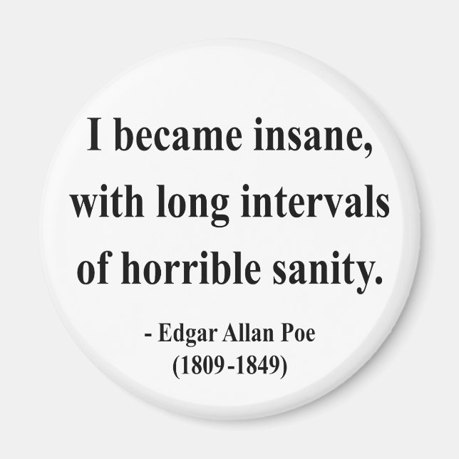 Imã Edgar Allen Poe Cotação 2a (Frente)