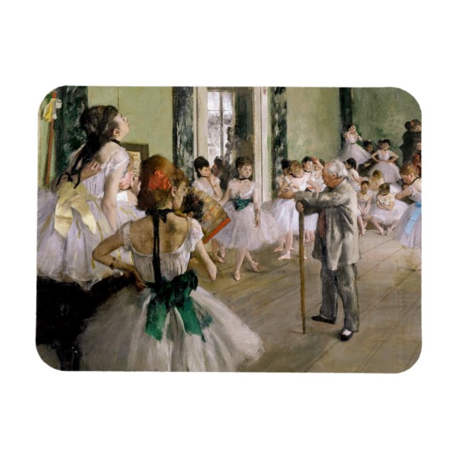 Ímã Edgar Degas - A Aula de Dança (Horizontal)