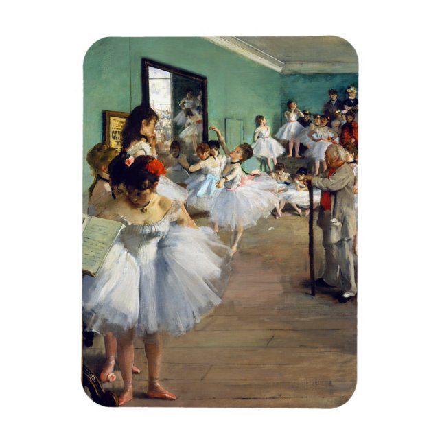 Ímã Edgar Degas - A Aula de Dança (Vertical)