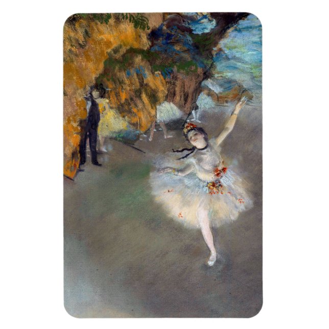 Ímã Edgar Degas - A Estrela / Dançarina no Palco (Vertical)