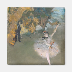 Imã Edgar Degas a estrela, ou dançarino no palco