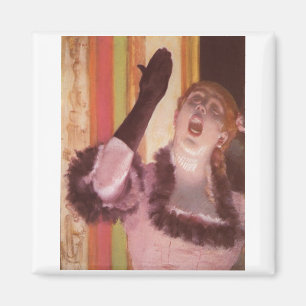 Imã Edgar Degas - Cantora com a Mulher Glove 1878