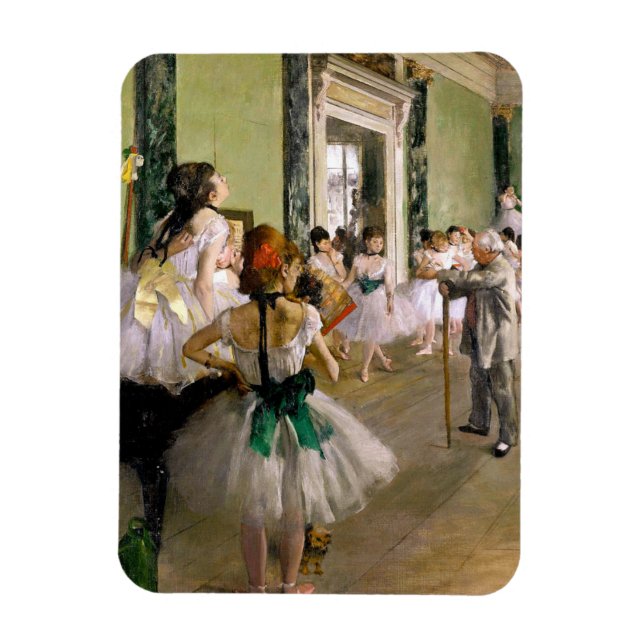 Ímã Edgar Degas Classe de Dança (Vertical)