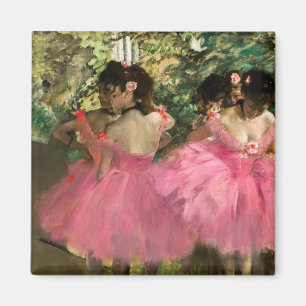 Imã Edgar Degas - Dançarinas em rosa