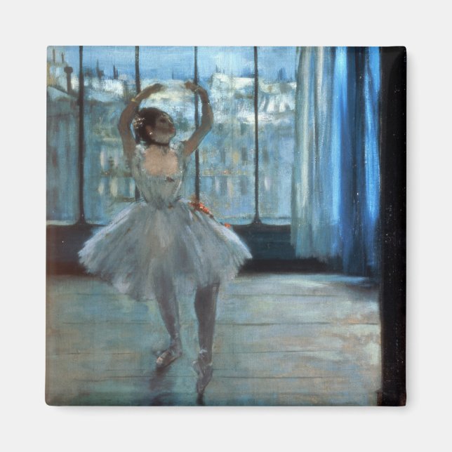 Imã Edgar Degas | Dançarino em frente a uma janela (Frente)