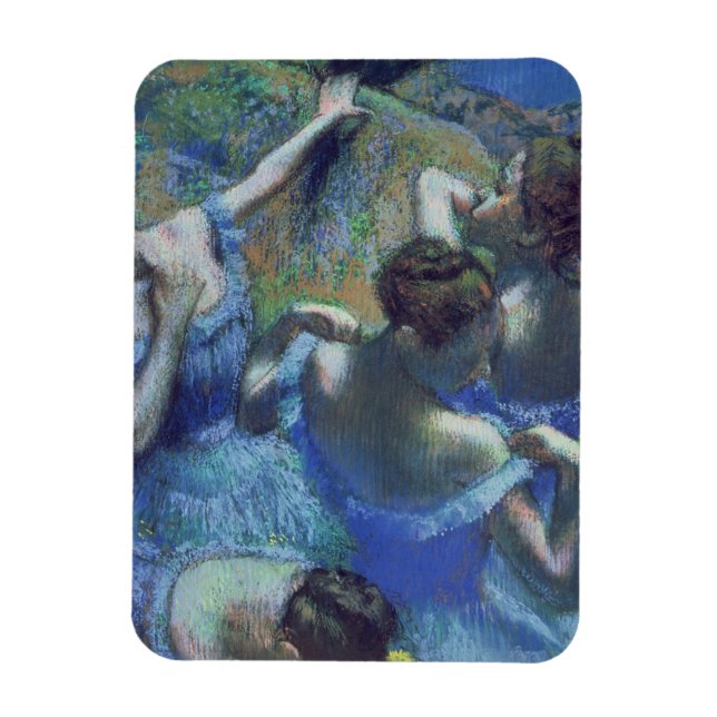 Ímã Edgar Degas | Dançarinos azuis, c.1899 (Vertical)