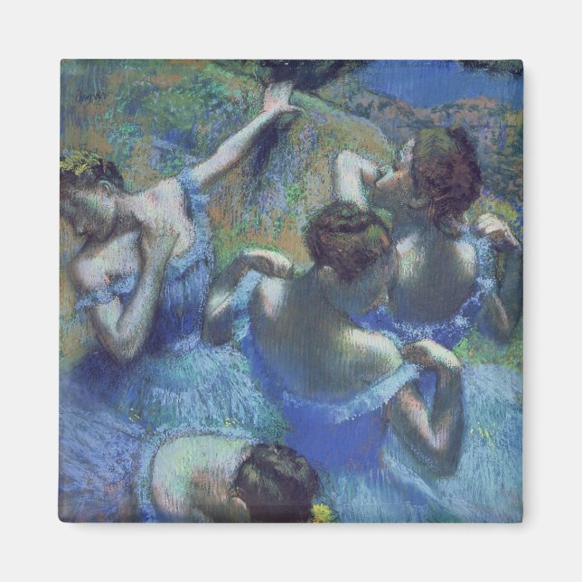 Imã Edgar Degas | Dançarinos azuis, c.1899 (Frente)