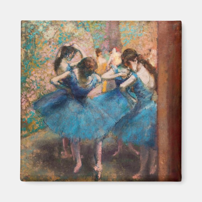 Imã Edgar Degas - Dançarinos em azul (Frente)